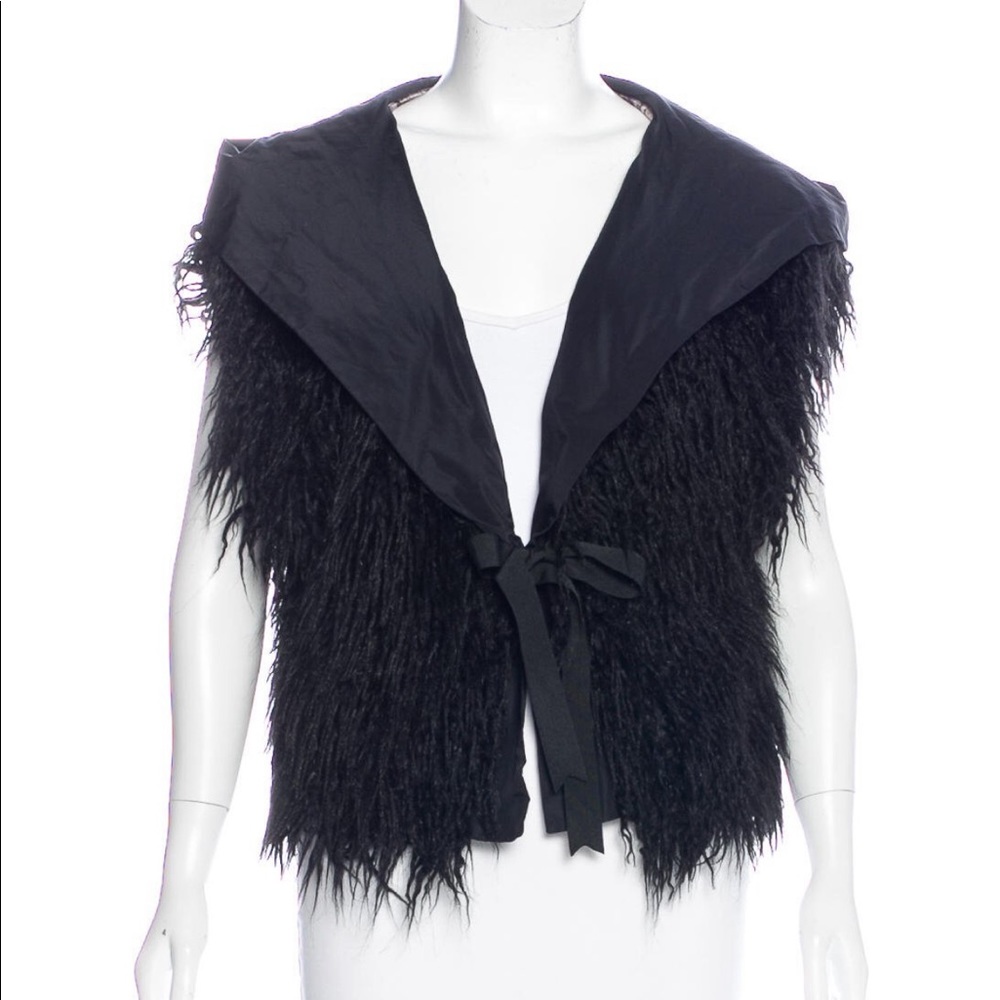 Faux fur vest